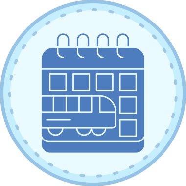 Takvim. Web simgesi basit tasarım