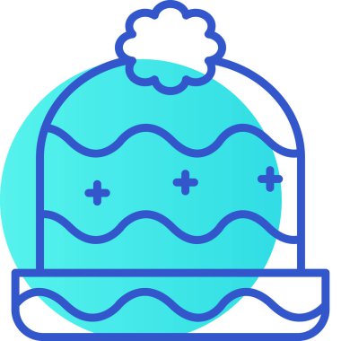 pasta tatlı ikonu ana hatlarıyla