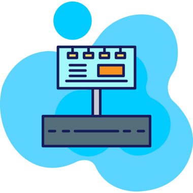 Bulut Sunucusu. Basit illüstrasyon