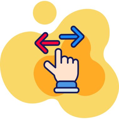 parmak hareketi simgesi