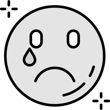 üzgün yüz ifade simgesi