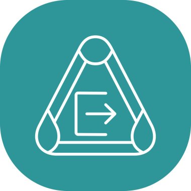 ok simgesinin vektör illüstrasyonu