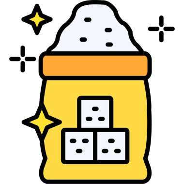 Gıda simgesinin vektör illüstrasyonu