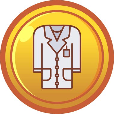 doktor vektör simgesi web ve mobil için basit vektör çizimi