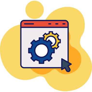 ayar ayarları simgesi doldurulmuş ana hatlar biçiminde ayarlanıyor