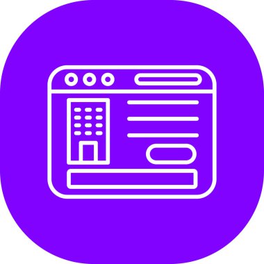 seo modern simgesinin vektör illüstrasyonu