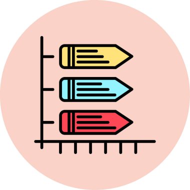 Modern simgenin vektör illüstrasyonu