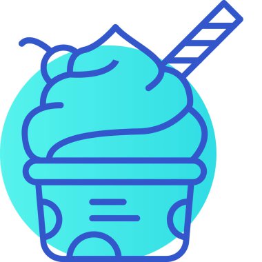 Dondurma. Basit resimleme