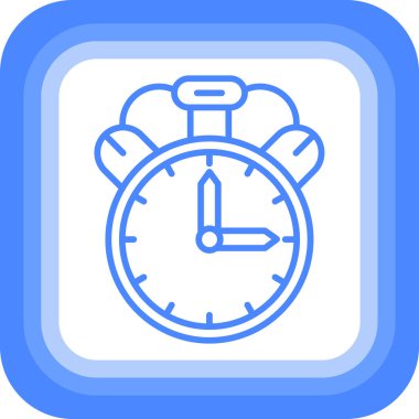 Alarm simgesi, vektör illüstrasyonu