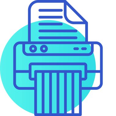 Dosya simgesinin vektör illüstrasyonu