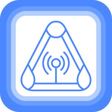 wifi simgesi, vektör illüstrasyonu basit tasarım