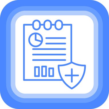 Belge. Web simgesi basit illüstrasyon