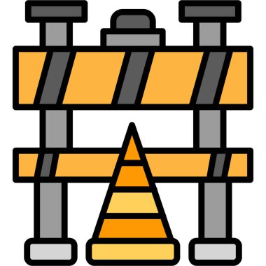 Yol işareti simgesi. vektör illüstrasyonu