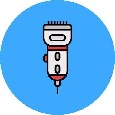 Elektrik kablosu simgesi. kablo kablo vektör rengi düz izole