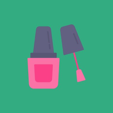 boya fırçası simgesi, düz stil