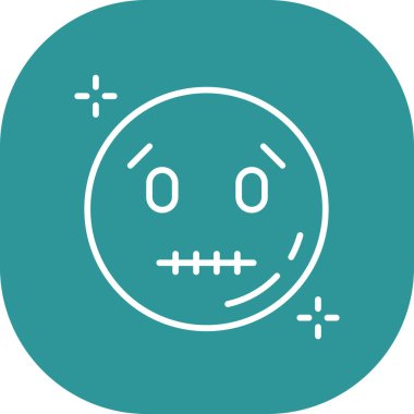 Mutlu yüz simgesinin vektör çizimi