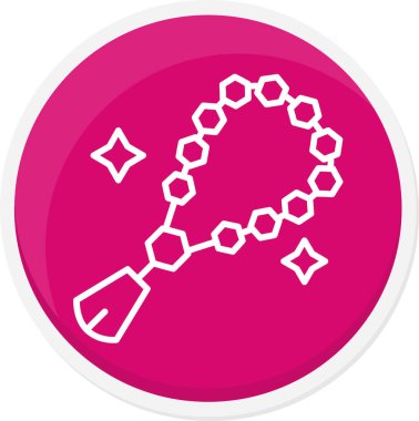 Zincir. Web simgesi basit tasarım