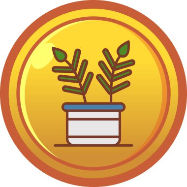 bitki ikonu vektör illüstrasyonu. vektör işareti ve sembol.