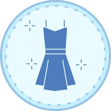 elbise simgesi vektör illüstrasyonu