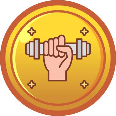 Moda tarzında izole edilmiş bir boks simgesi