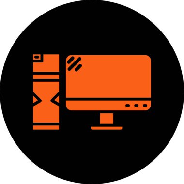 bilgisayar simgesi vektör illüstrasyonu