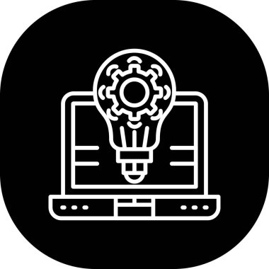 İş ve vektör illüstrasyonu için web simgesi