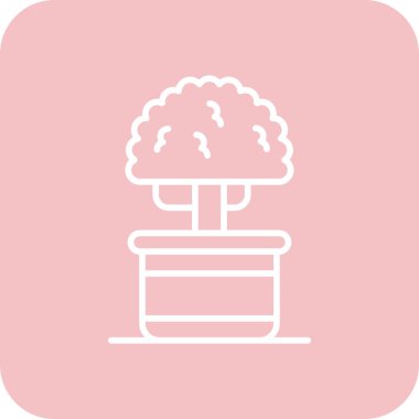 Kaktüs simgesi vektör illüstrasyonu