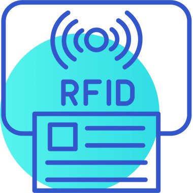 Dijital modern simgenin vektör illüstrasyonu