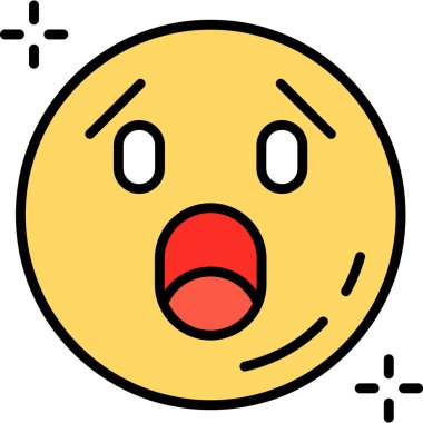 İfade yüz ifadesi duygu simgesi vektörü, avatarda gülen yüz işareti