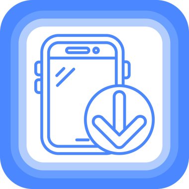 Cep telefonu. Basit resimleme