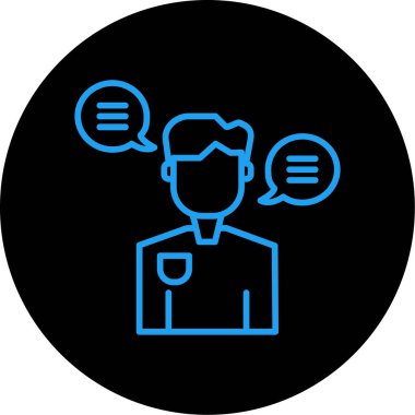 Seo simgesinin vektör illüstrasyonu