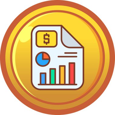 iş grafiği simgesi doldurulmuş ana hatlar biçiminde