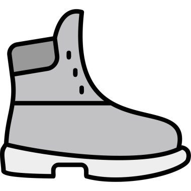 Ayakkabı. Web simgesi basit illüstrasyon