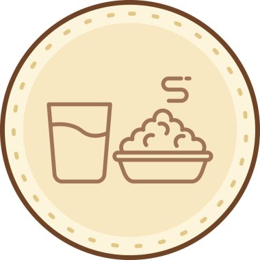 kahve fincanı ikonu vektör illüstrasyonu