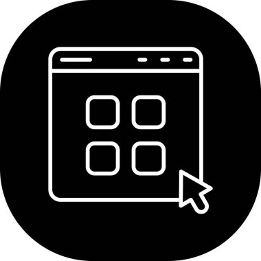 seo modern simgesinin vektör illüstrasyonu