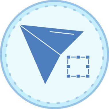 Modern simge navigasyon eksikliğinin vektör illüstrasyonu