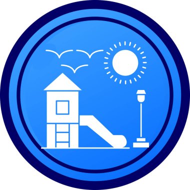 Bir ev simgesinin vektör illüstrasyonu