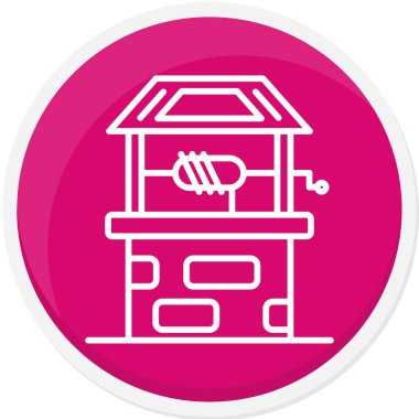 Modern b 'nin vektör illüstrasyonu eksik simgesi