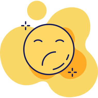 emoji simgeleri simgesi dış hat biçiminde simge