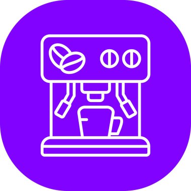 robot makine simgesi, vektör illüstrasyonu