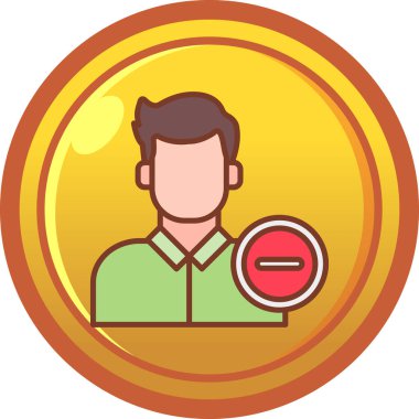 Rozet vektör simgesi modern basit vektör illüstrasyonu