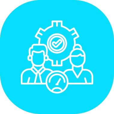 iş vektör çizgisi simgesi