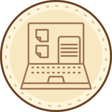 iş web simgesi vektör illüstrasyonu