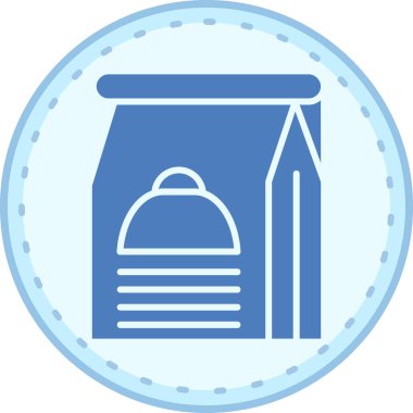 Gıda simgesinin vektör illüstrasyonu