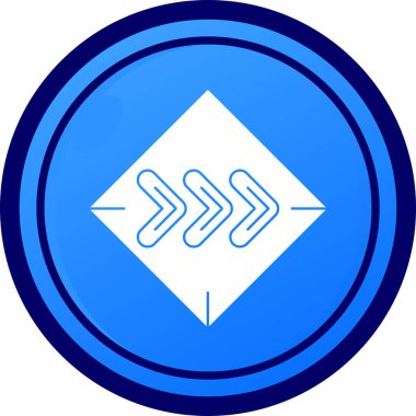 Bir pusula simgesinin vektör illüstrasyonu