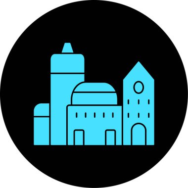 Factory  icon, vector illustration simple design