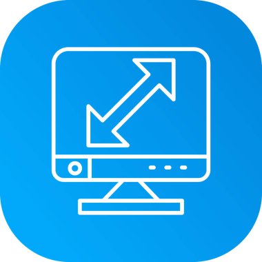 Arrow vektör simgesi illüstrasyonu