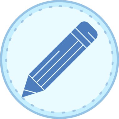 Kalem simgesi, basit illüstrasyon