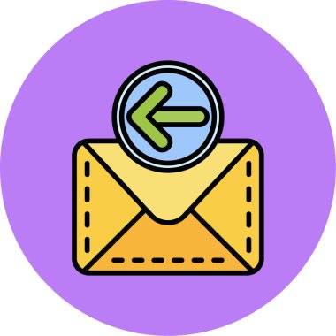 posta simgesi vektör çizimi çizimi