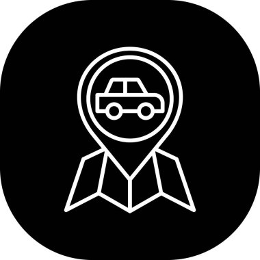 vektör taksi simgesi